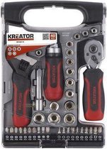 Kreator KRT500116 Jeu de clés à douilles - 40 pièces