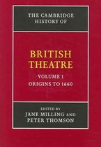 The Cambridge History of British Theatre 3 Volume Hardback Set