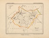 Historische kaart, plattegrond van gemeente Munstergeleen in Limburg uit 1867 door Kuyper van Kaartcadeau.com