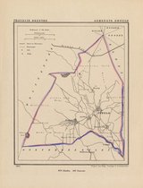 Historische kaart, plattegrond van gemeente Zweelo in Drenthe uit 1867 door Kuyper van Kaartcadeau.com