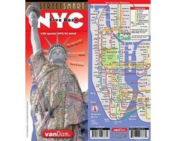 Streetsmart NYC Five Boro Map by Vandam