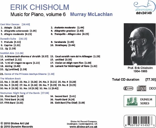 Chisholm: Piano Music Vol. 6