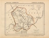 Historische kaart, plattegrond van gemeente Buurmalsen in Gelderland uit 1867 door Kuyper van Kaartcadeau.com