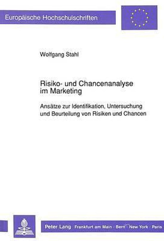 Risiko- Und Chancenanalyse Im Marketing - cover