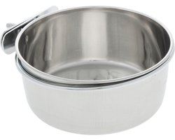 Nobby Vogelvoerbak met schroef - RVS - Ø 9 cm - 2 stuks