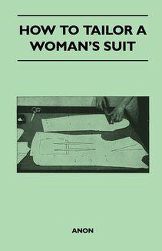 How to Tailor A Woman's Suit - cover