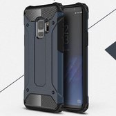 Armor Hybrid Back Cover - Samsung Galaxy S9 Hoesje - Donkerblauw