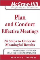 Plan and Conduct Effective Meetings