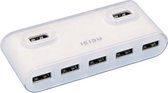 ICIDU AI-707927 USB Hub - Wit / 7 Poorten