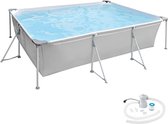 Bol.com TecTake - Swimming pool rechthoekig 300 x 207 x 70 cm aanbieding