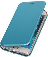 BestCases.nl Apple iPhone 6 Plus / 6s Plus Folio leder look booktype hoesje Blauw