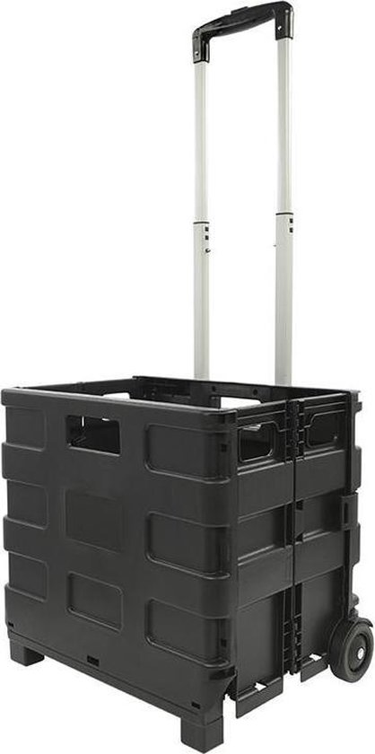Chariot à bagages Proplus avec caisse pliable 40 litres noir | bol.com