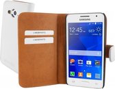 Mobiparts Premium Wallet Case Samsung Galaxy Core 2 White