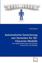 Automatische Generierung von Varianten für 3D-Character-Modelle