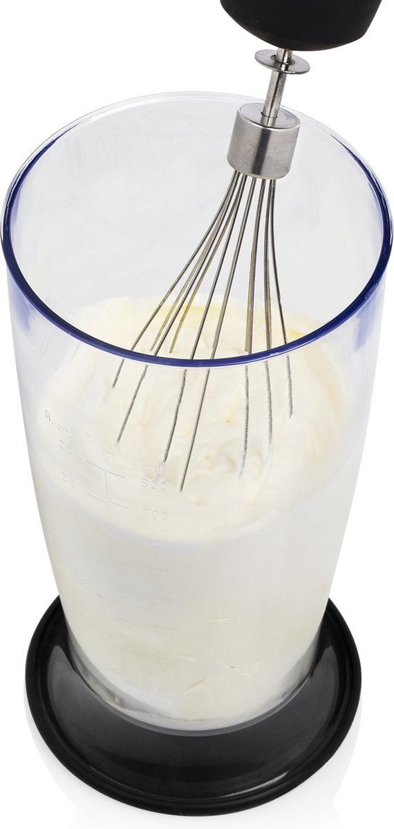 Princess 221221 Staafmixer - Hand blender - Extreem Krachtig – 1000 Watt - 4-in-1 Set - Inclusief Hakmolen, Garde, Mengbeker en Extra lange staaf voor Soep – foto 4