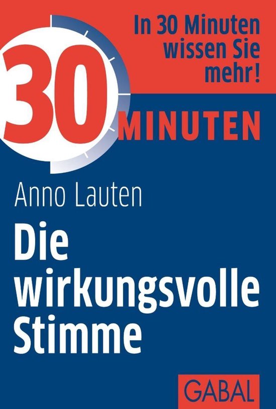 30 Minuten - 30 Minuten Die wirkungsvolle Stimme - cover