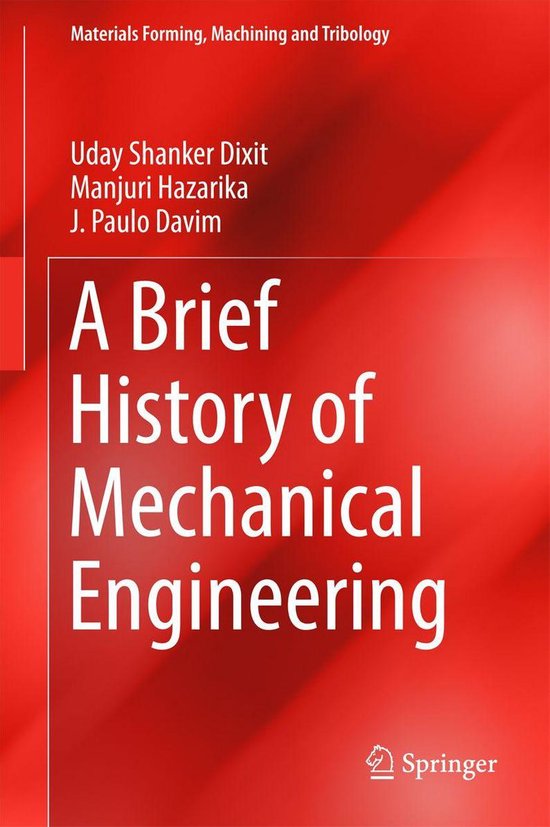 Materials Forming, Machining and Tribology - A Brief History ... - cover