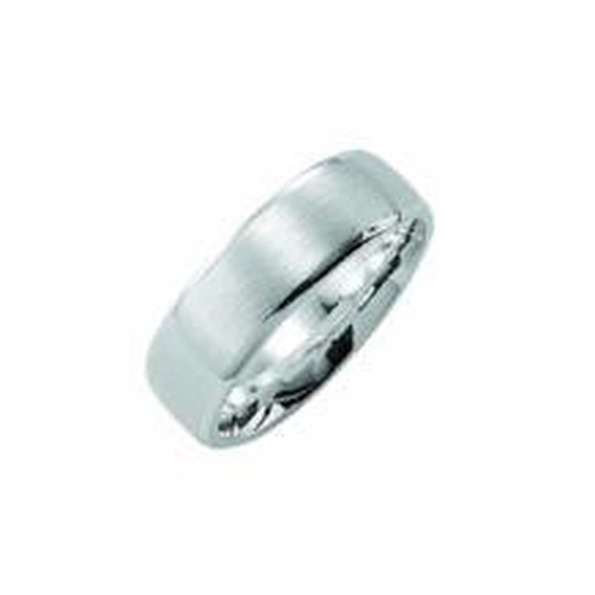 Kiss Me ring zilver mat-hoogglans KM119 maat 64
