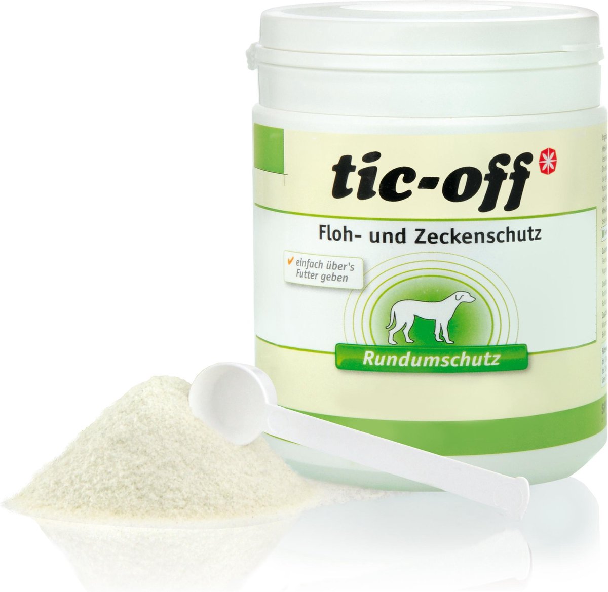 Anibio Tic-off, teken en vlooien bescherming poeder, 140 gr