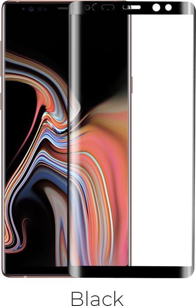 Samsung Galaxy Note 9 Full Screen Glasfolie - Edge to Edge Screenprotector - Bescherm Glas - Tempered Glass - Full Cover
