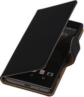 Bookstyle Wallet Case Hoesjes voor Sony Xperia Z5 Compact Zwart