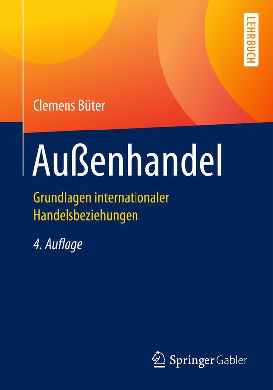 Business and Economics (German Language) - Außenhandel - cover