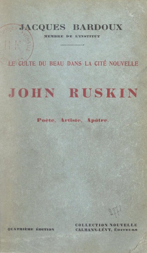 Le culte du beau dans la cité nouvelle - cover