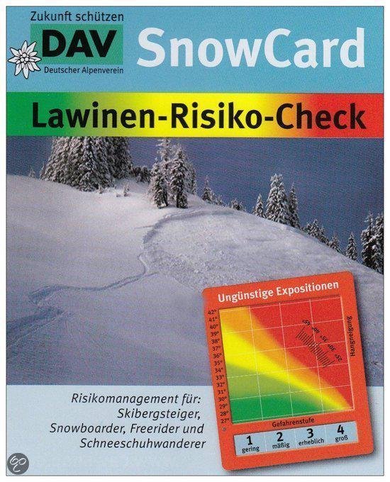 DAV SnowCard. Lawinen-Risiko-Check - cover