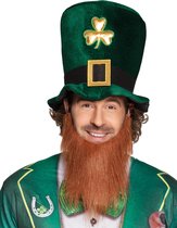 Boland -  Hoeden - Hoge hoed met baard - St. Patrick's Day, Leprechaun
