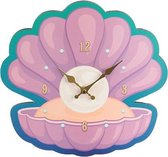 Zeemeermin klok 'Mermaid Sea Shell Pearl'