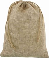 100 stuks jute look zakje 15x20cm