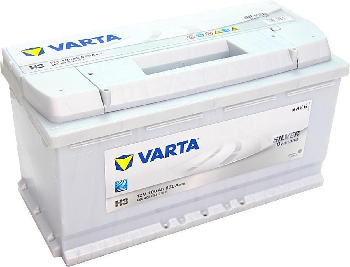 Varta Silver Dynamic H3 accu 12V 100Ah(20h) | bol.com