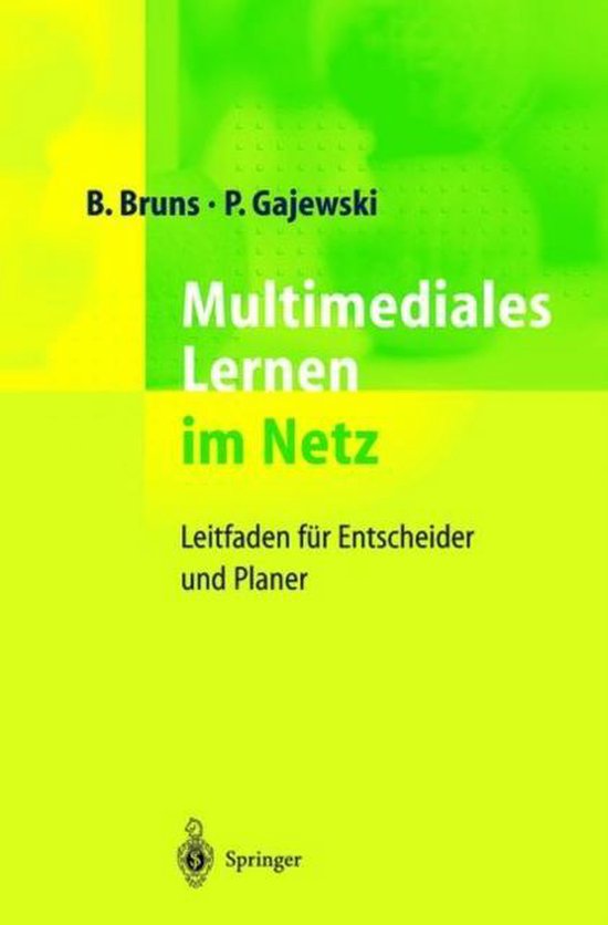 Multimediales Lernen im Netz - cover