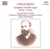 Orchestre Symphonique Et Lyrique De Nancy - Chausson: Symphony/Poème For Violin And Orchestra (CD)