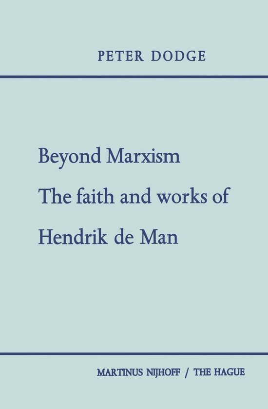 Social Sciences (R0) - Beyond Marxism: The Faith and Works o ... - cover