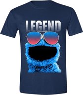 Sesamstraat - Cookie Legend Men T-Shirt - Navy - M