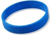 Siliconen armband blauw