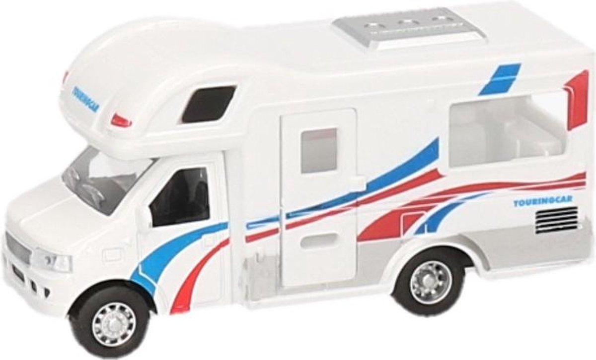 troon Bestuurbaar proza Speelgoed auto camper wit 10 x 17 cm - Speelgoed voertuigen voor jongens |  bol.com