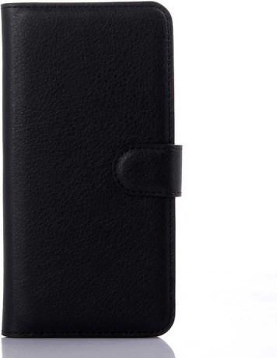 HTC One M9 Plus - Flip hoes cover case - PU leder - zwart