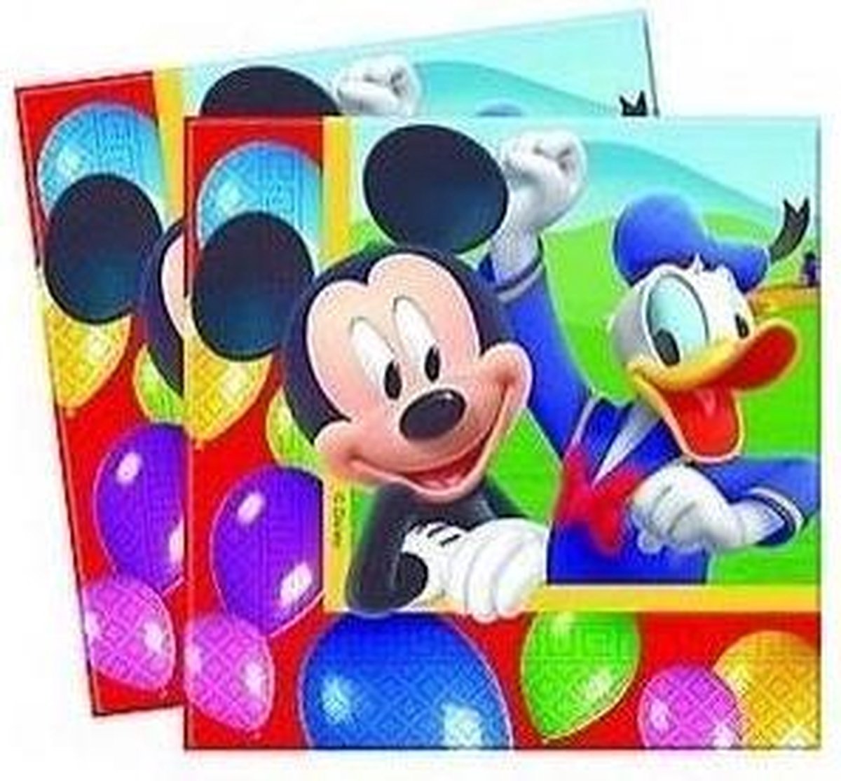 Mickey Mouse - Multi kleuren - 20stuk(s) - papieren servetten
