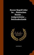Kurzer Begriff Aller Im ... Romischen Reiche ... Aufgerichteter ... Reichsabschiede