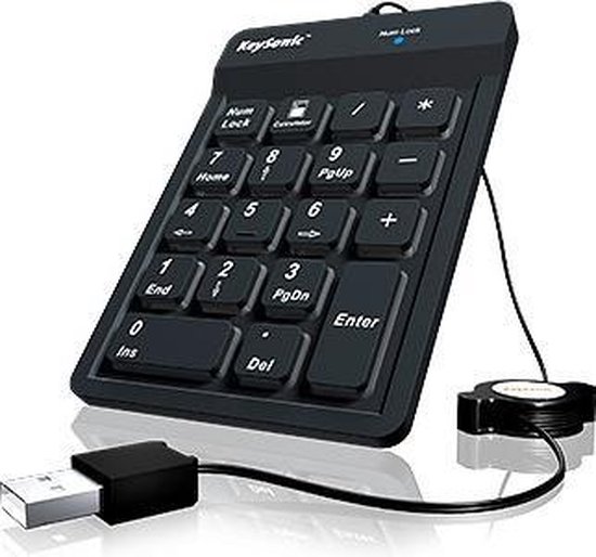 KeySonic ACK-595C toetsenbord Thuis USB QWERTY Amerikaans Engels Zwart – Computer Connections