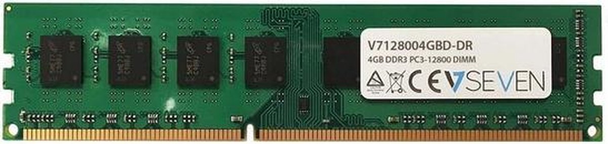 RAM geheugen V7 V7128004GBD-DR 4 GB DDR3