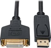 Tripp Lite P134-001-GC video kabel adapter 0,31 m DisplayPort DVI-I Zwart