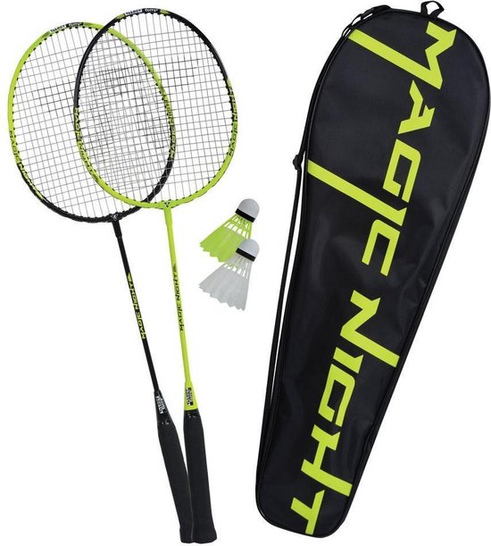 Badminton Racket Set + Shuttles met LED-verlichting bol.com