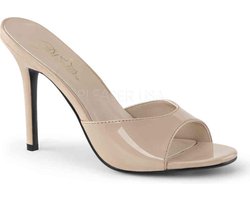 Pleaser - CLASSIQUE01 Muiltjes met hak - US 11 - 41 Shoes - Creme