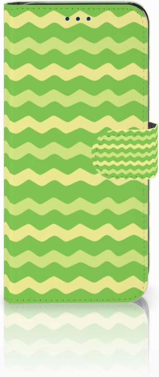 Samsung Galaxy S8 Telefoon Hoesje Waves Green