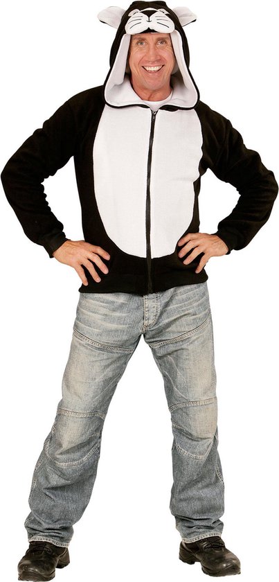 "Vest met capuchon kat voor volwassenen - Verkleedkleding - One size"