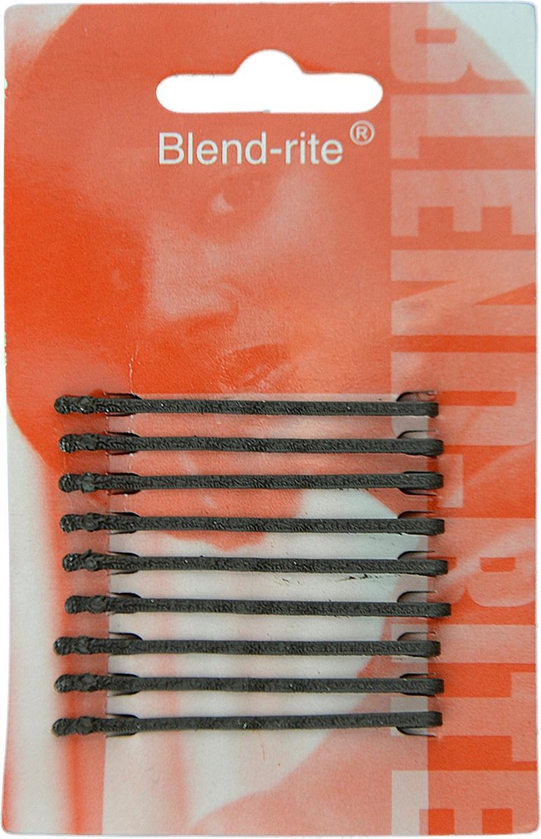 Sibel - Blend Rite Haarschuifjes - Bruin - 5,0 cm - 9 Stuks