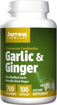 Garlic & Ginger 700 mg (100 Capsules) - Jarrow Formulas